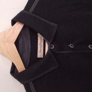 Tommy Bahama Large Paradiso Onyx Modal Blend Polo Shirt